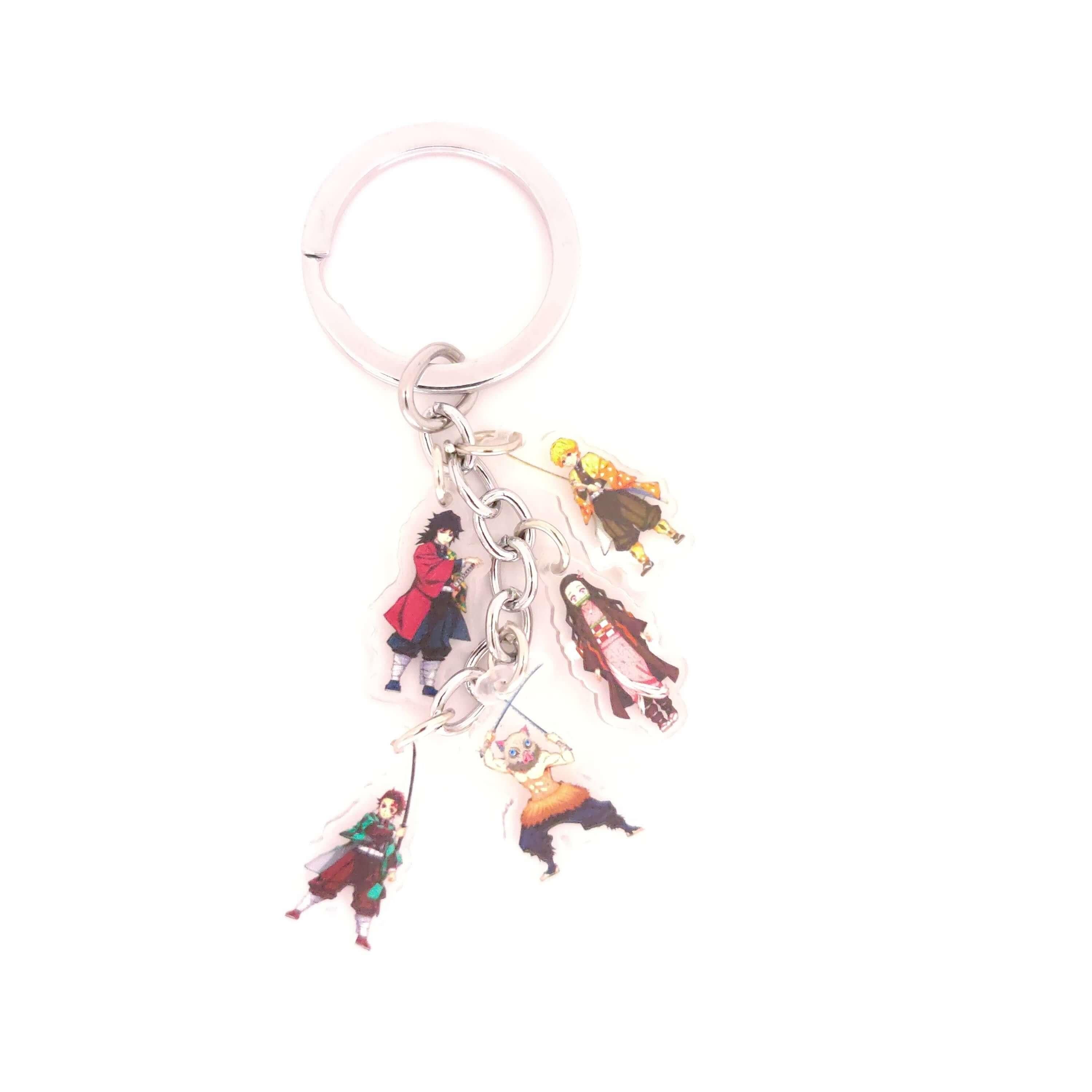 Demon Slayer 5pc Keychains - The Simple Merchant