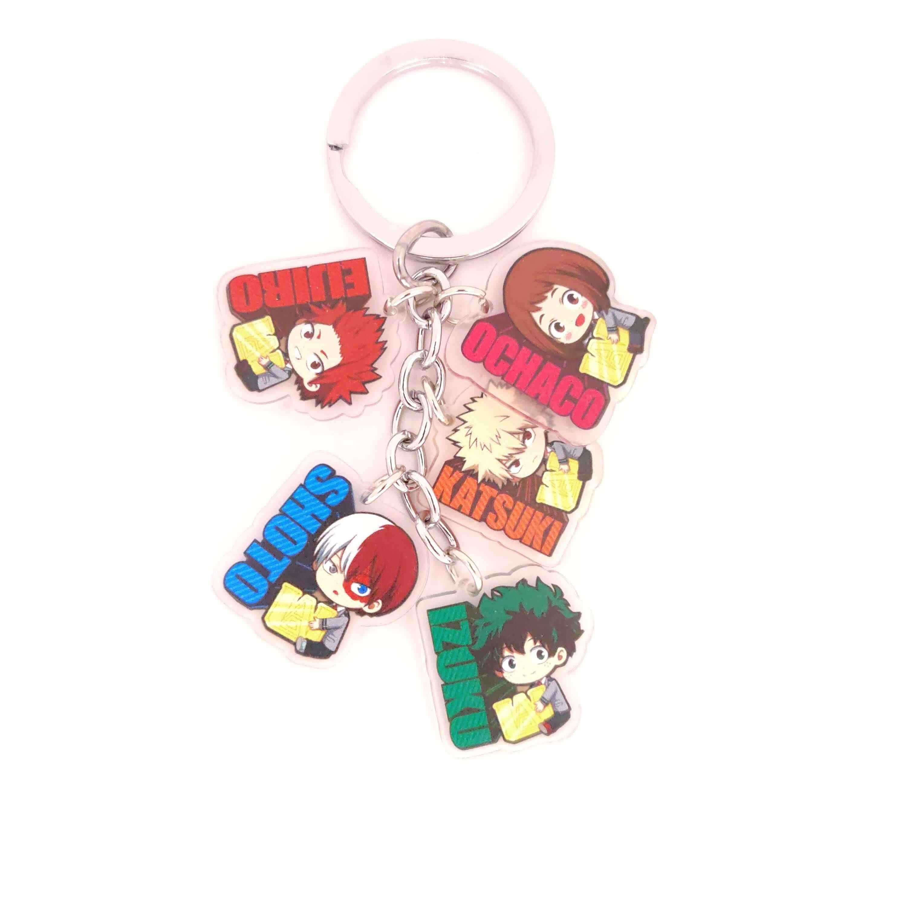 My Hero Academia 5pc Keychains - The Simple Merchant