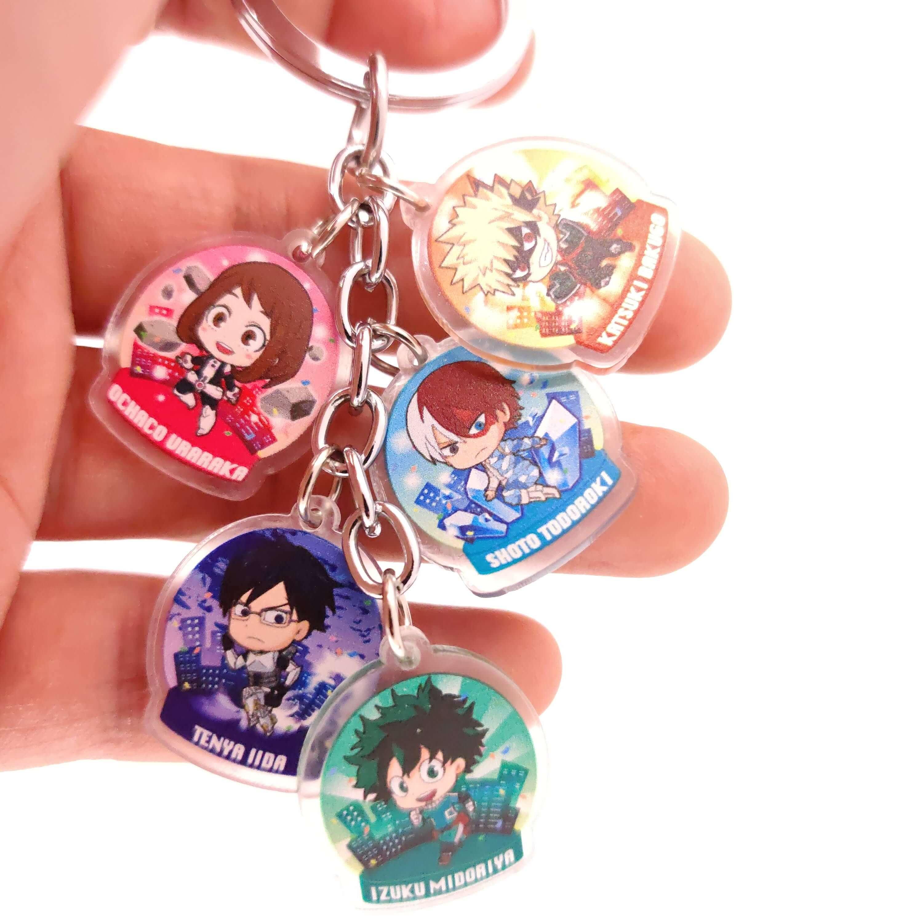 My Hero Academia 5pc Keychains - The Simple Merchant