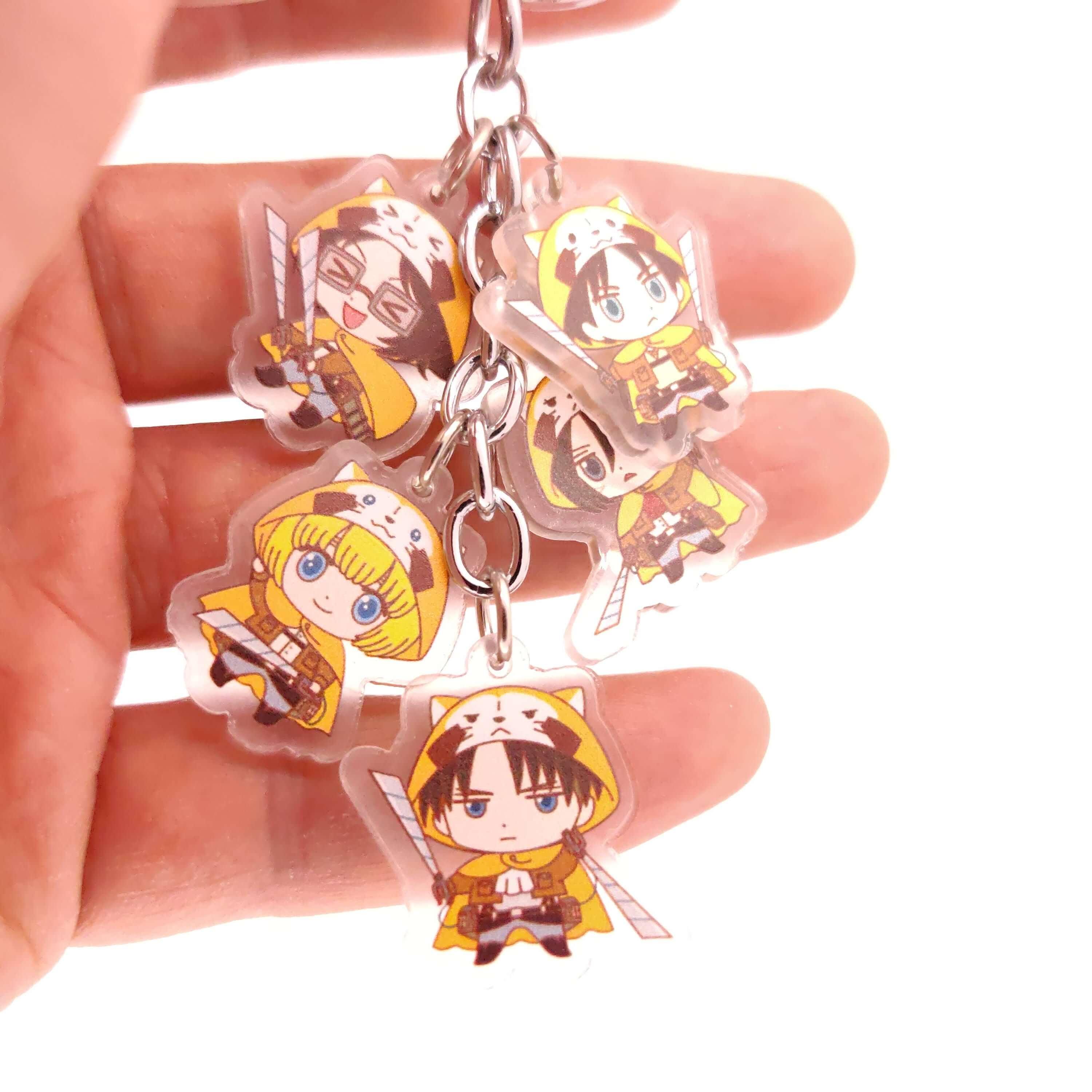 Attack On Titan 5pc Keychains - The Simple Merchant