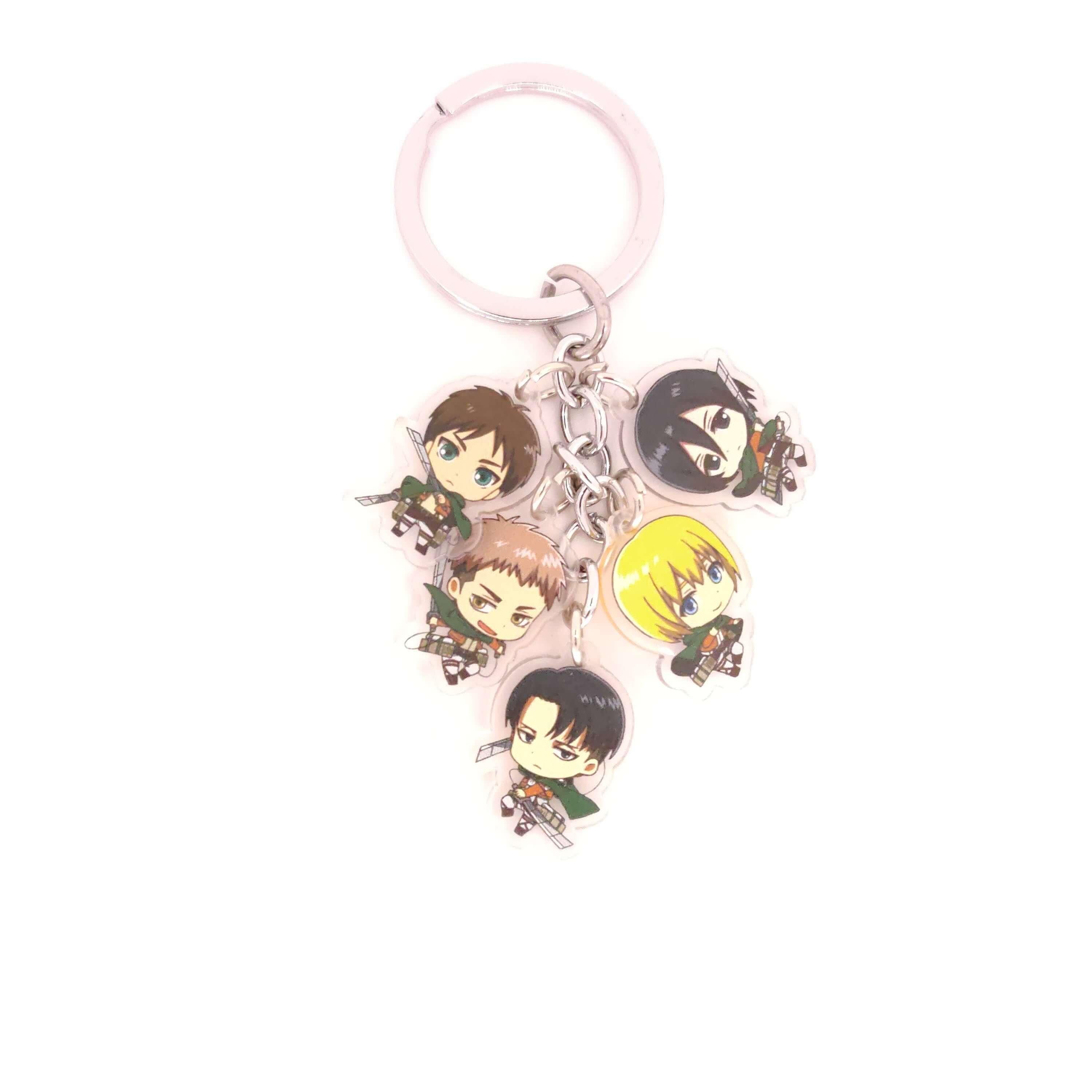 Attack On Titan 5pc Keychains - The Simple Merchant