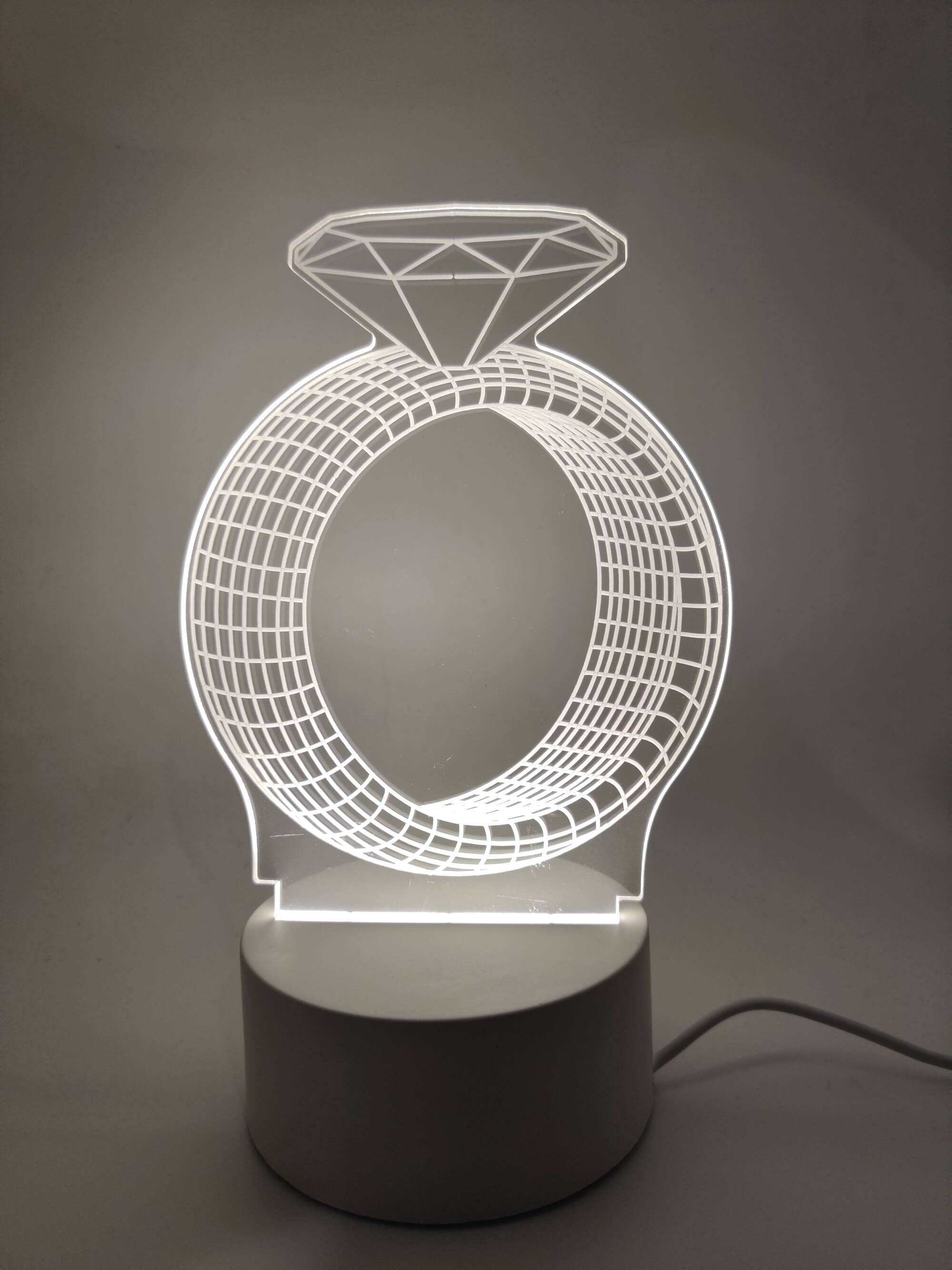 Ring Acrylic Nightlight