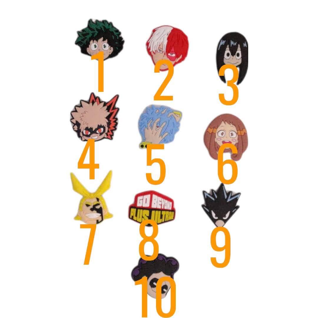 My Hero Academia Croc Charms - The Simple Merchant